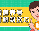 2020最新微信养号防封解封技巧,再也不用担心微信号被封,快速解封你的微信号!-成可创学网