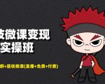 荔枝微课变现实操班：微信号+社群+荔枝微课打造自动化成交闭环系统-成可创学网