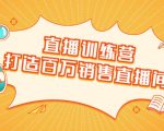 直播训练营：打造百万销售直播间 教会你如何直播带货，抓住直播大风口-成可创学网