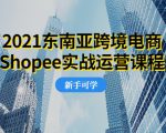 2021东南亚跨境电商Shopee实战运营课程,0基础、0经验、0投资的副业项目-成可创学网
