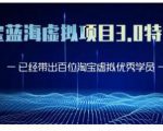 黄岛主·淘宝蓝海虚拟项目3.0，小白宝妈零基础的都可以做到月入过万-成可创学网