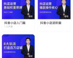 湛北·抖音小店入门进阶高阶合集,八大玩法打造百万店铺-成可创学网