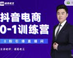 诸葛老王抖音电商0-1训练营，从0开始轻松破冷启动，引爆直播间-成可创学网