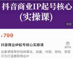 抖音商业IP起号核心实操课，带你玩转算法，流量，内容，架构，变现-成可创学网