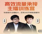 高效流量承接主播训练营:快速提升主播能力,实现100万销售直播间-成可创学网