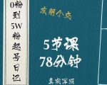 0粉到5万粉起号日记,大志参谋起号经历及变现逻辑-成可创学网