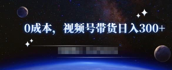零基础视频号带货赚钱项目，0成本0门槛轻松日入300+【视频教程】-成可创学网
