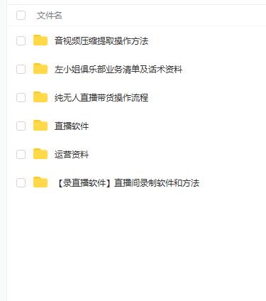 左小姐-直播带货俱乐部十三行、无人直播，全套教程附：工具、文档、话术资料-成可创学网