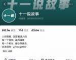 十一说故事·故事性中视频,观众快速共鸣从而快速变现的中视频玩法-成可创学网