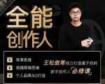 王松傲寒·全能创作人思维课，帮你打造创作人IP，全面提升导演思维-成可创学网