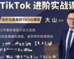 大山老师TikTok进阶实战课：账号详解，流量运营，实战变现，助力你成功出海-成可创学网