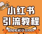 小红书运营引流全系列课程,每天引流100精准粉-成可创学网