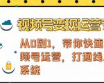 视频号变现运营，视频号+社群+直播，铁三角打通视频号变现系统-成可创学网