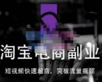 蓝Sir派·淘宝短视频快速起店，替代传统搜索方式，学会做一个不一样的淘宝店-成可创学网