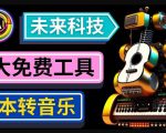 抢先体验未来Ai科技-文本转音乐工具，只需输入文字描述，即可创作歌曲和音乐-成可创学网