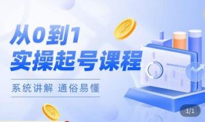 莫小可·直播从0-1快速起号,提升直播间话术逻辑,掌握各种起号玩法,快速了解流量核心-成可创学网