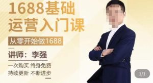 1688运营基础入门系统课，​20课时带你系统性解析1688运营-成可创学网
