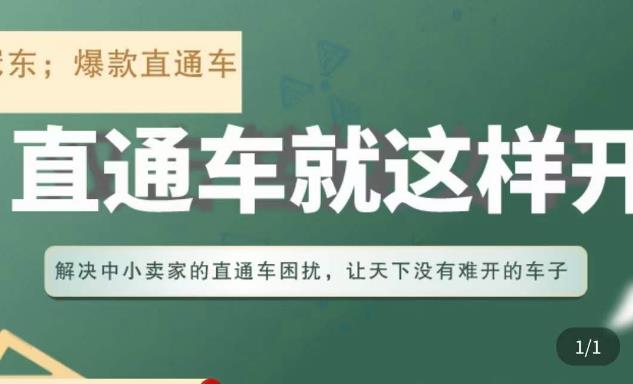 冠东·淘系直通车保姆级教程，全面讲解直通车就那么简单-成可创学网
