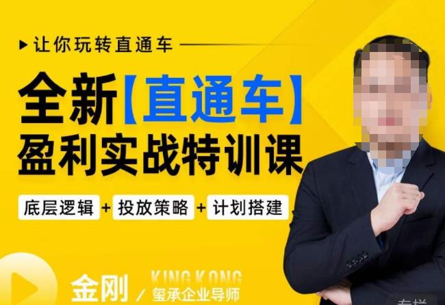 玺承·全新直通车盈利实战特训课，从​底层逻辑详细拆解，从底层，策略到搭建，让你玩转直通车-成可创学网
