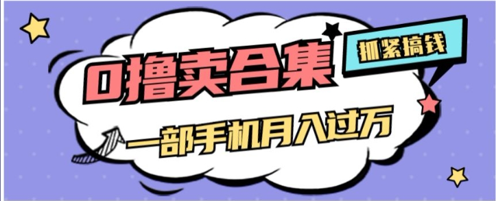 0撸项目月入过万，售卖全套ai工具合集，一单29.9元，一部手机即可【揭秘】-成可创学网