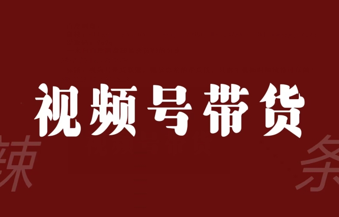 视频号带货联盟，赚信息差的带货钱，只需手机随时随地都可以做！-成可创学网