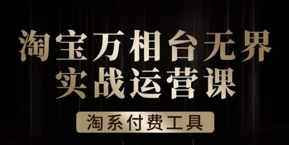 沧海·淘系万相台无界实战运营课，万相台无界实操全案例解析-成可创学网