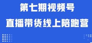 视频号直播带货线上陪跑营第七期:算法解析+起号逻辑+实操运营-成可创学网