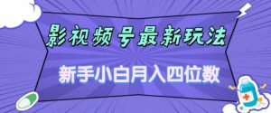 影视号最新玩法，新手小白月入四位数，零粉直接上手【揭秘】-成可创学网
