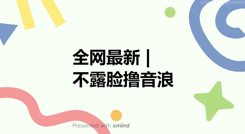 全网最新不露脸撸音浪，跑通自动化成交闭环，实现出单+收徒收益最大化【揭秘】-成可创学网