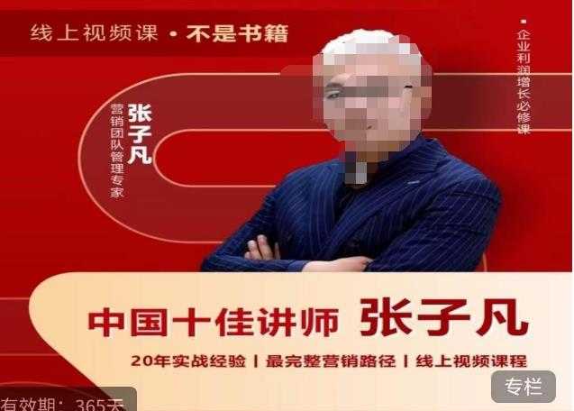 张子凡·20年实战经验，揭秘营销背后的底层逻辑，突破思维局限，从根本上破解营销难题-成可创学网