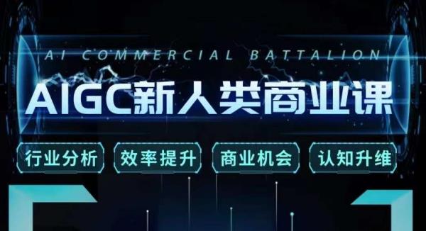 张诗童·AIGC新人类商业课，​行业分析/效率提升/商业机会/认知升维-成可创学网