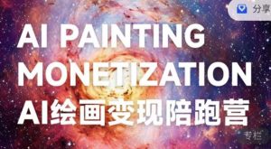 蛮驴·AI绘画变现陪跑营,快速产出可商业变现的图-成可创学网