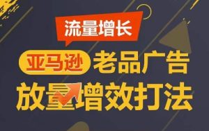 流量增长 亚马逊老品广告放量增效打法,短期内广告销量翻倍-成可创学网