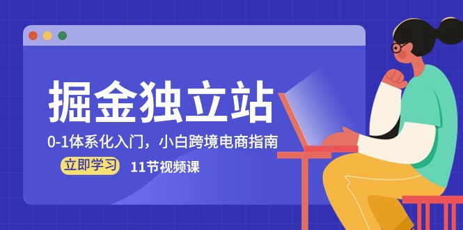 独立站系统课，零基础系统化入门，萌新跨境电商教学（十一节课）-成可创学网