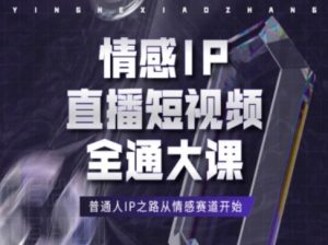 情感IP直播短视频全通大课,普通人IP之路从情感赛道开始-成可创学网