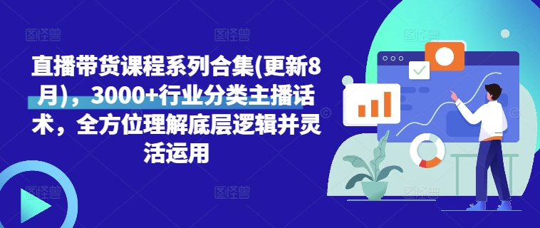 直播带货课程系列合集(更新8月)，3000+行业分类主播话术，全方位理解底层逻辑并灵活运用-成可创学网