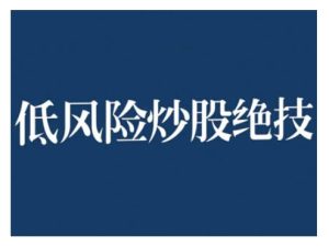 2024低风险股票实操营，低风险，高回报-成可创学网