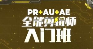 PR+AU+AE全能剪辑师入门班,剪辑入门必学课程-成可创学网