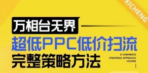 【2024新版】万相台无界,超低PPC低价扫流完整策略方法,店铺核心选款和低价盈选款方法-成可创学网