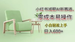 小红书减肥AI新赛道，零成本易操作，日入多张，小白轻松上手【揭秘】-成可创学网