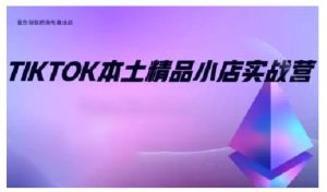 TikTok本土精品小店出海实战营，从入门到高阶，不止0-1!-成可创学网
