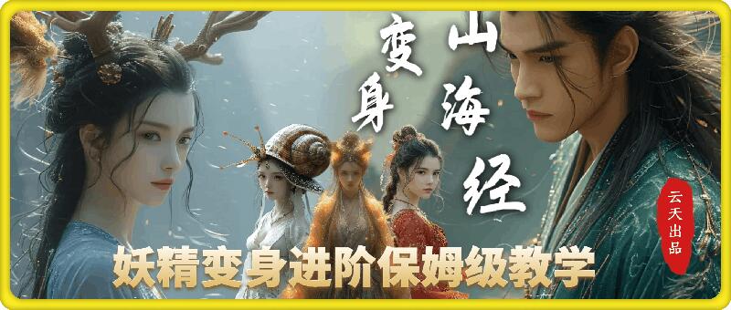 云天AI山海经变身视频教程，妖精变身进阶保姆级教学-成可创学网