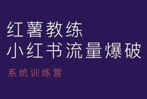 红薯教练-小红书内容运营课,小红书运营学习终点站-成可创学网