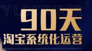90天淘宝系统化运营,从入门到精通-成可创学网