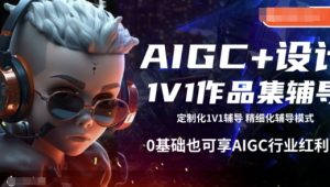 AIGC+设计1V1作品集辅导,0基础也可享AIGC行业红利-成可创学网
