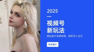 搬运老外奇葩视频,撸视频号分成计划收益,每天只需一小时,新手小白轻松月入过W-成可创学网