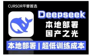2025年deepseek R1 大型模型本地安装部署(文件+教程)本地部署，超低训练成本-成可创学网