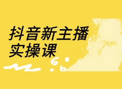 抖音新主播实操课，直播间流量运营线上实操课(18节)-成可创学网