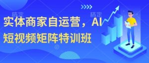 实体商家自运营，AI短视频矩阵特训班-成可创学网