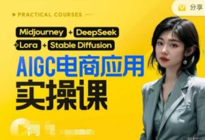 AI电商应用实操课(加更DeepSeek)保姆级喂饭教程，从0-1用AI做电商-成可创学网